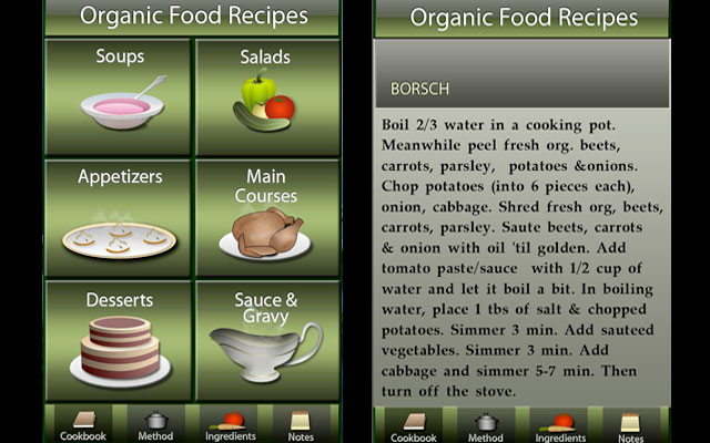Organic Food Recipes